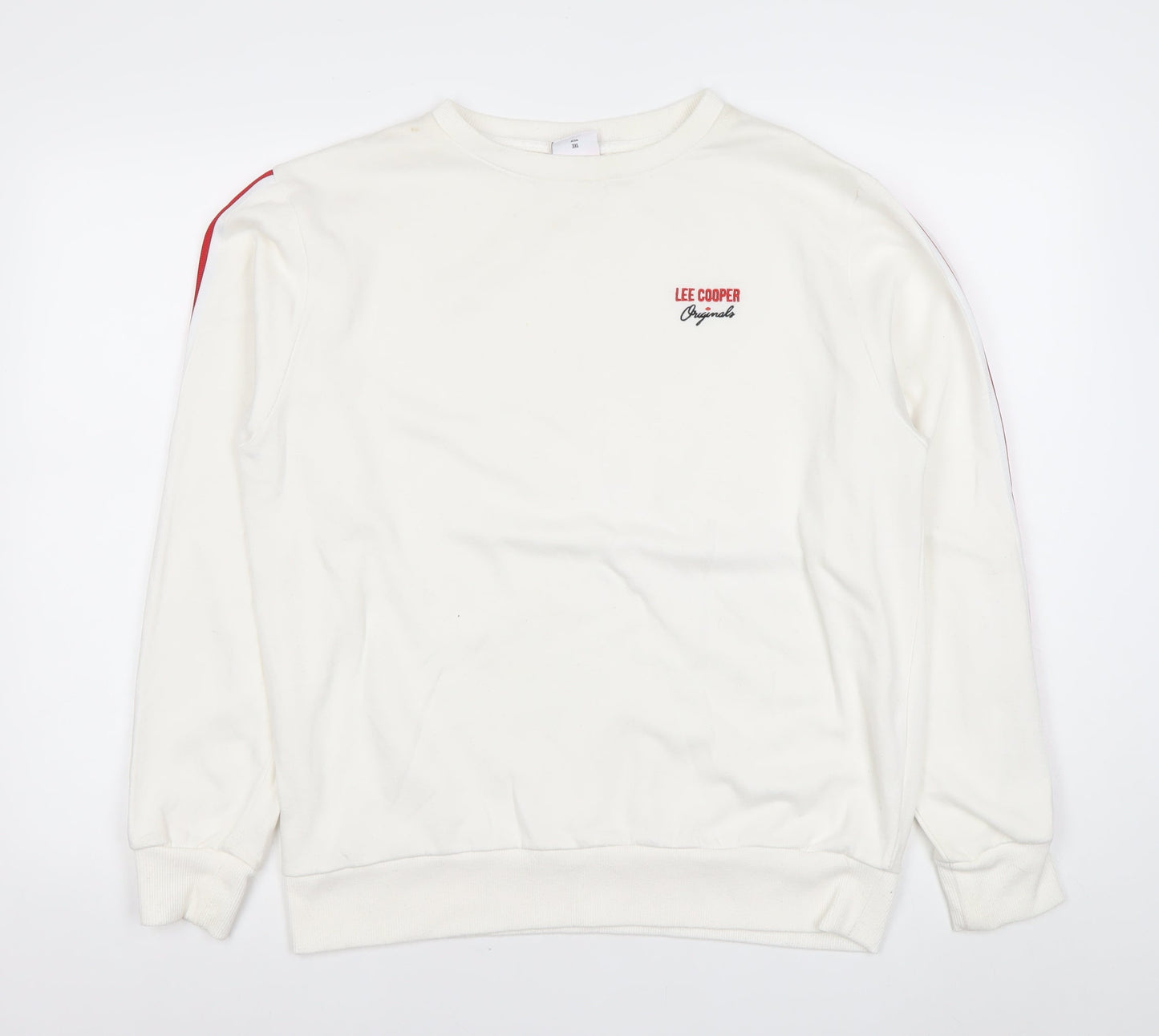 Lee Cooper Women’s White Crew Neck Sweatshirt UK 18