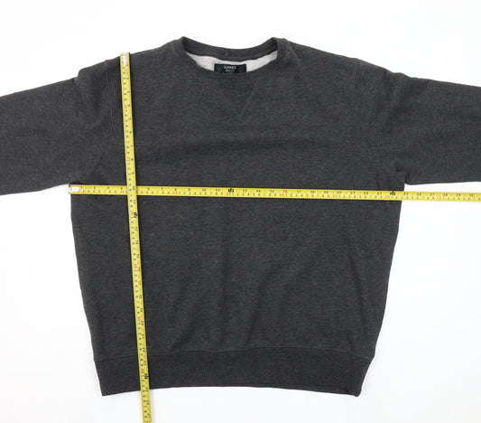 Dunnes Men’s Grey Sweatshirt L Crew Neck Pullover Fleece