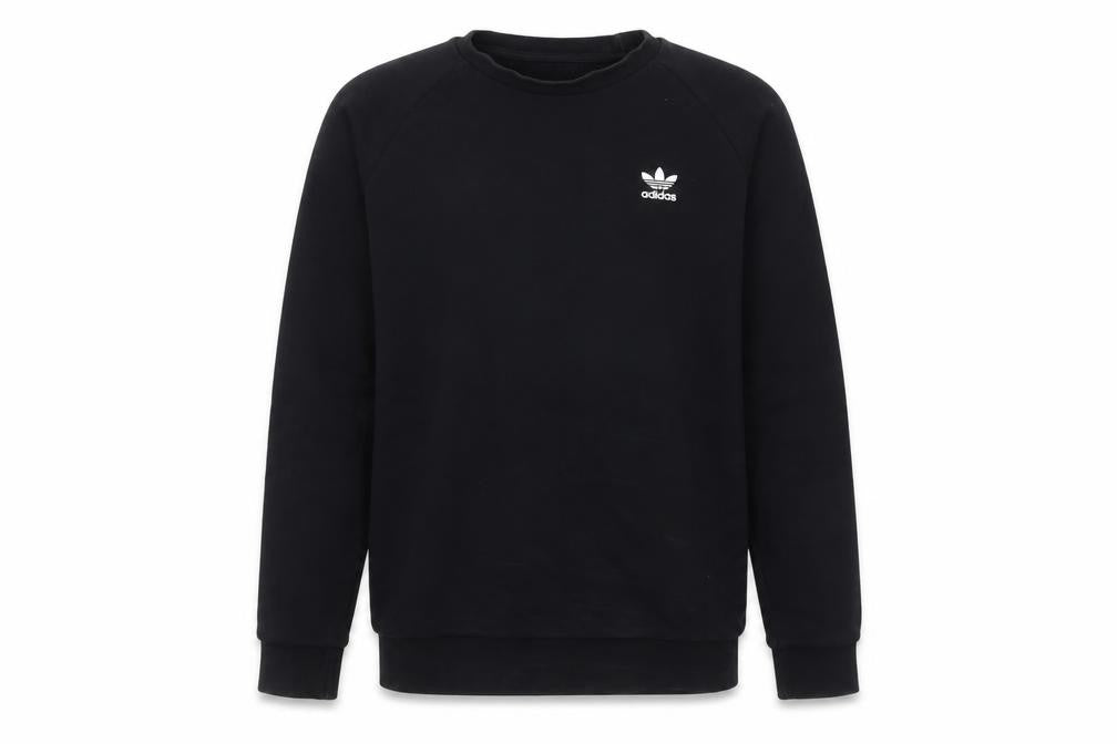 Mens UK S Regular adidas Black Pullover Sweatshirt