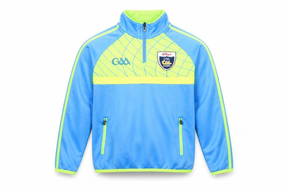 O'Neills Boys Blue 1/4 Zip Sports Sweatshirt Size 2 Years Polyester