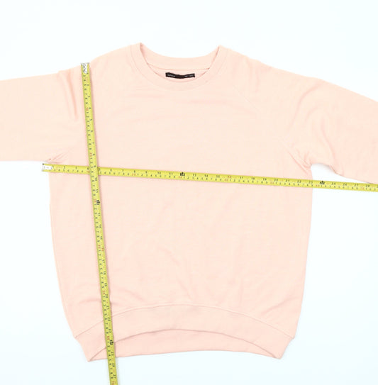 Lefties Women Pink Size 14 Pullover Sweatshirt Cotton Blend