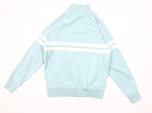 Ellesse Men’s Blue Full Zip Sweatshirt Jacket Size M Logo Retro Style