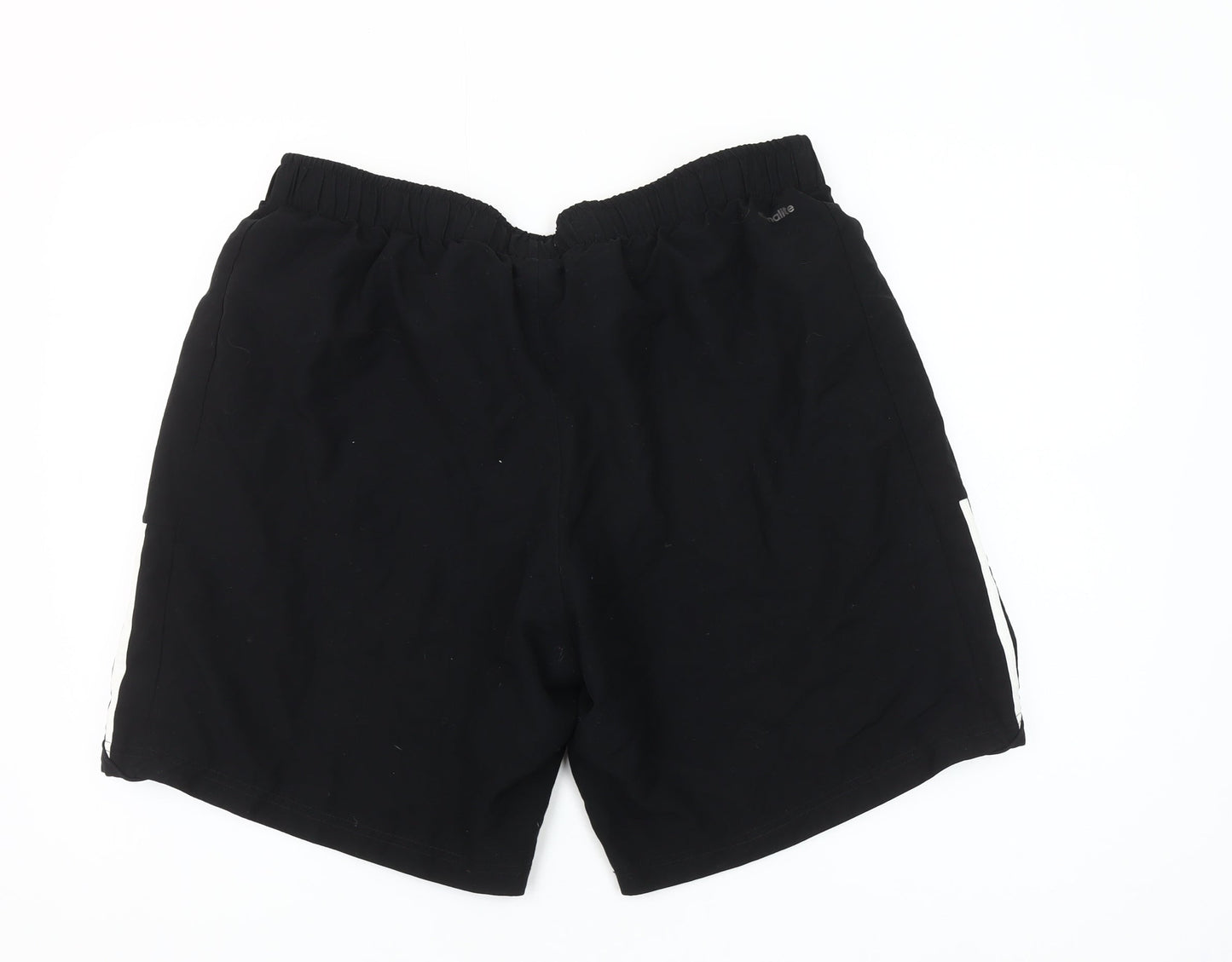Adidas Mens Black XL Sports Shorts Quick Dry Pockets