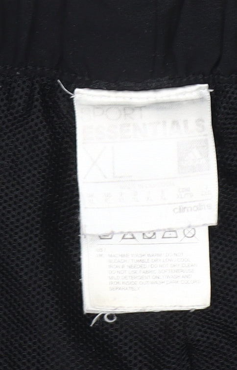 Adidas Mens Black XL Sports Shorts Quick Dry Pockets
