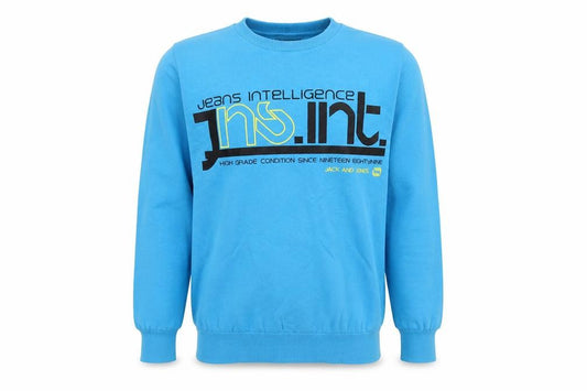 Jack & Jones Men's Blue Medium Crew Neck Pullover Graphic Jumper