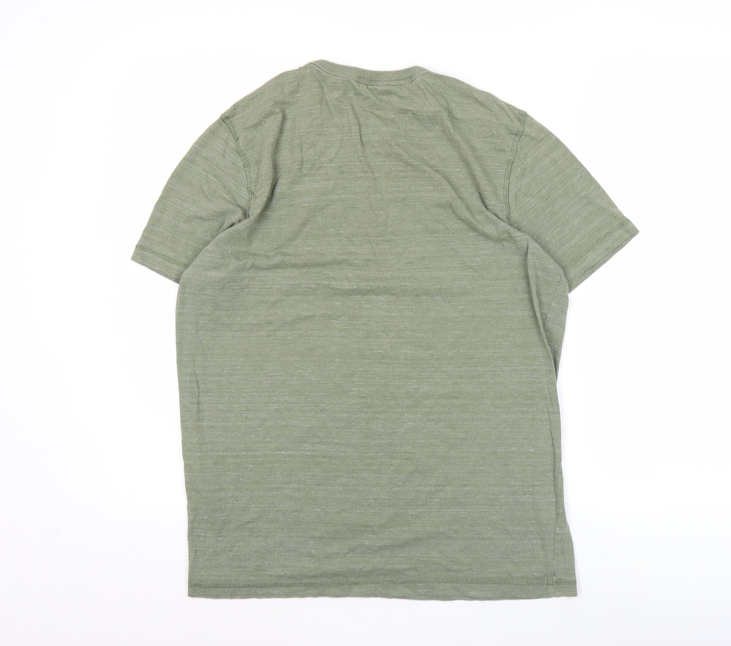 Mens UK Size M JACK & JONES Green  Cotton Blend T-Shirt