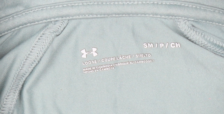Under Armour Women Blue S Pullover 1/4 Zip Long Sleeve Top
