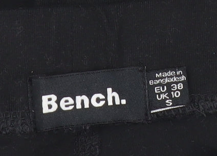 Bench Womens Black Leggings Size 10 Slim Fit Cotton Stretch