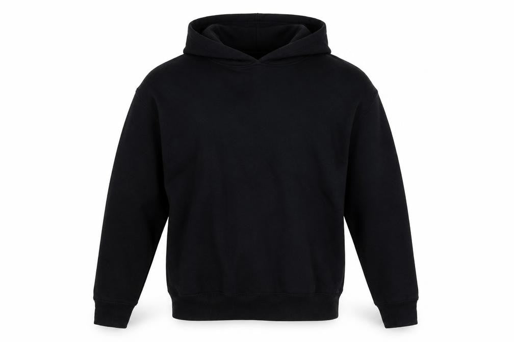 Mens UK S Regular Nike Black Pullover Hoodie