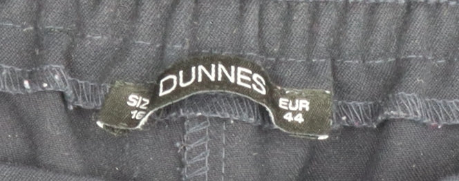 Dunnes Women’s Black Size 16 Straight Leg Trousers