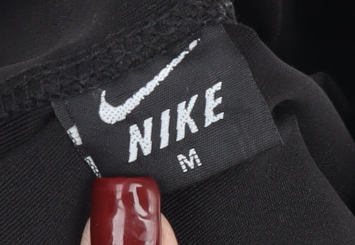 Nike Girls Black Pro Biker Shorts M Activewear Stretch Gym