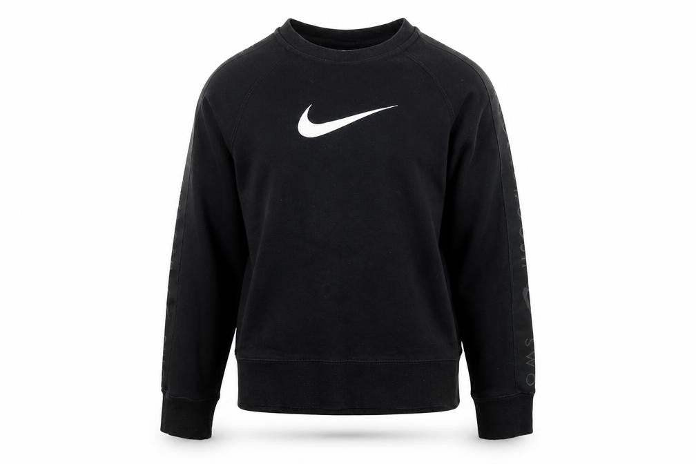 Nike Boys Black Pullover Jumper 11-12 Years Crew Neck Graphic Sportswear