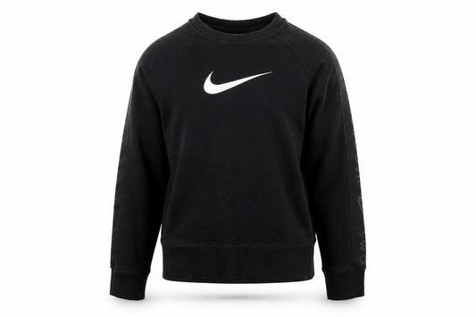 Nike Boys Black Pullover Jumper 11-12 Years Crew Neck Graphic Sportswear
