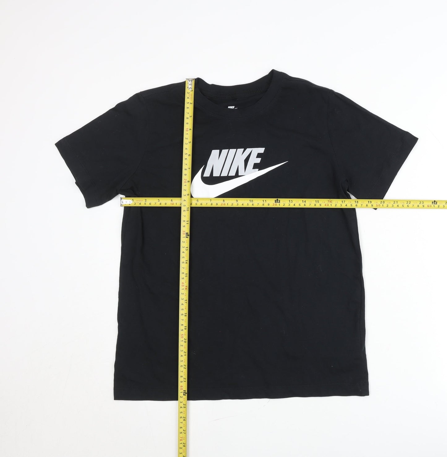 Nike Teens Black XL Graphic Logo Sports T-Shirt