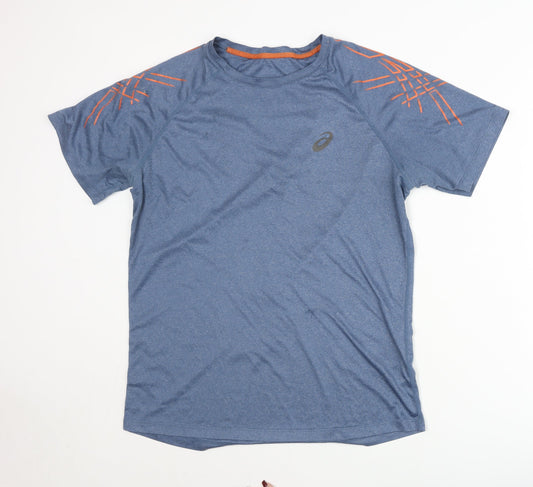 Asics Men’s Blue Short Sleeve Athletic Sports T-Shirt Size M