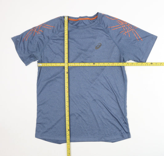 Asics Men’s Blue Short Sleeve Athletic Sports T-Shirt Size M