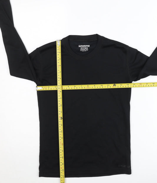 Campri Boys Black Long Sleeve Sports Baselayer T-Shirt 11-12 Years