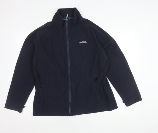 Regatta Mens Blue 2XL Fleece Full Zip Outdoor Jacket