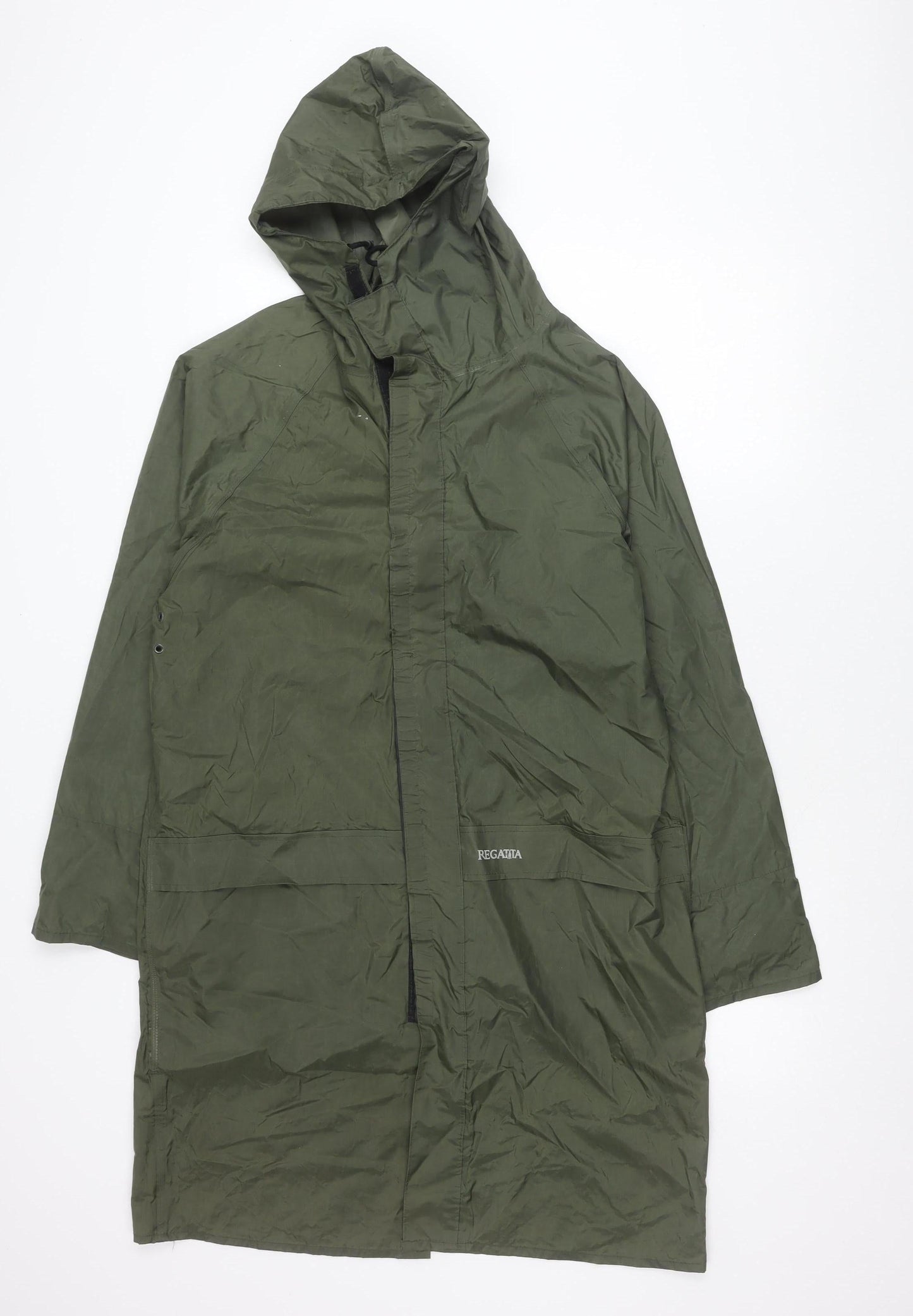 Regatta Men’s Green Waterproof Hooded Rain Poncho Jacket S