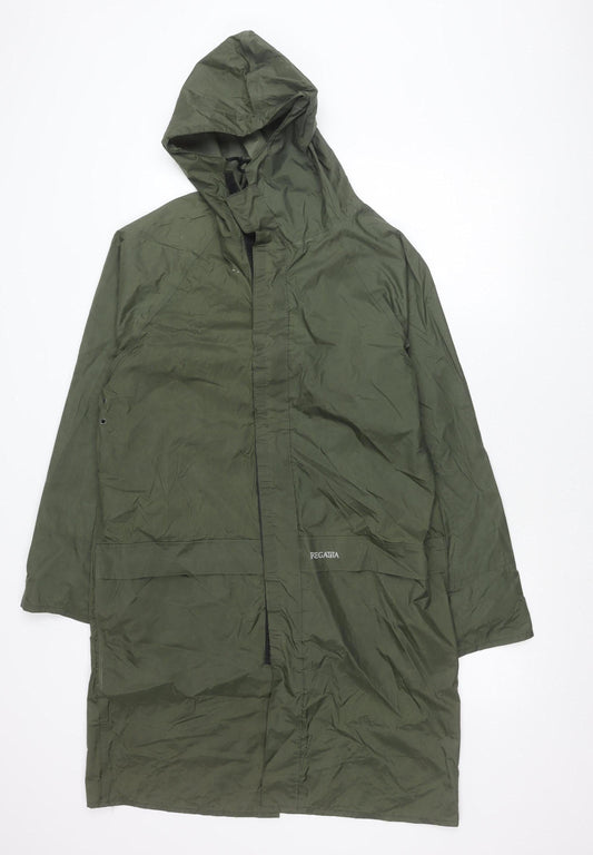 Regatta Men’s Green Waterproof Hooded Rain Poncho Jacket S
