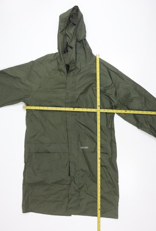 Regatta Men’s Green Waterproof Hooded Rain Poncho Jacket S