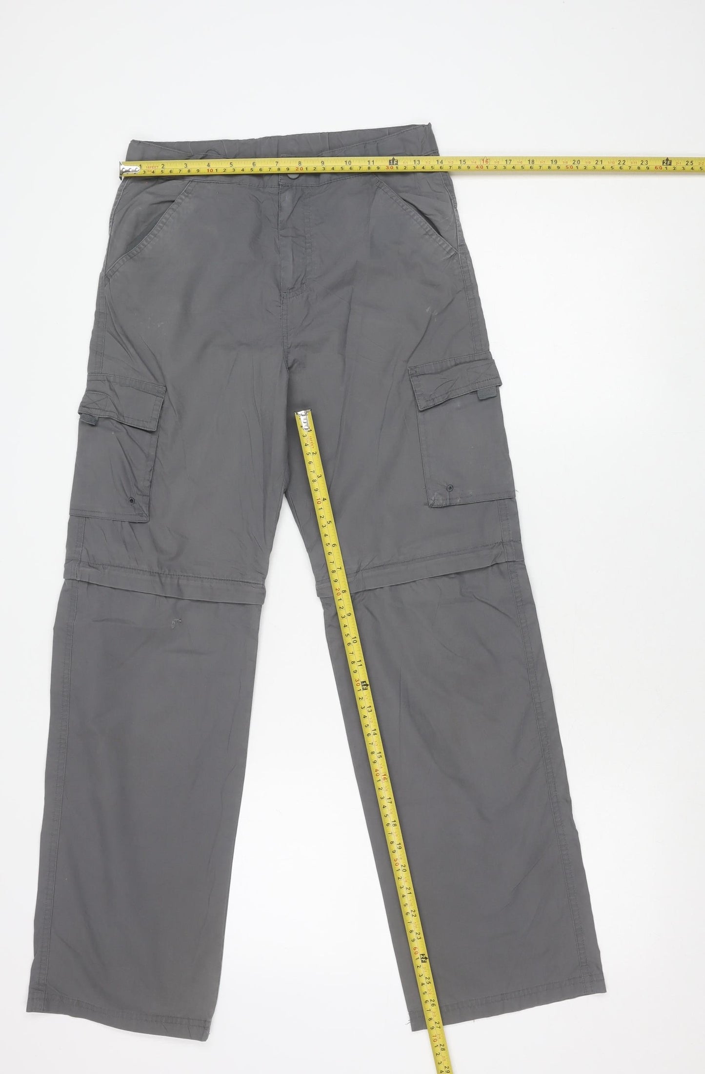 Mountain Warehouse Boys Grey Outdoor Hiking Trousers Size 13 Years