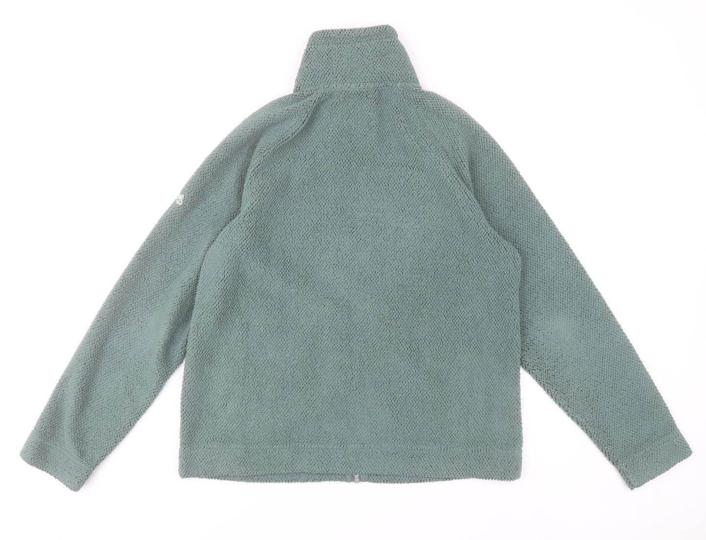 Craghoppers Women's Green Fleece Jacket Size 10 Full Zip Outdoor