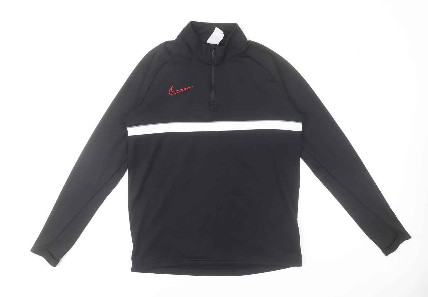 Nike Men’s Black Dri-FIT Long Sleeve 1/4 Zip Training Top M