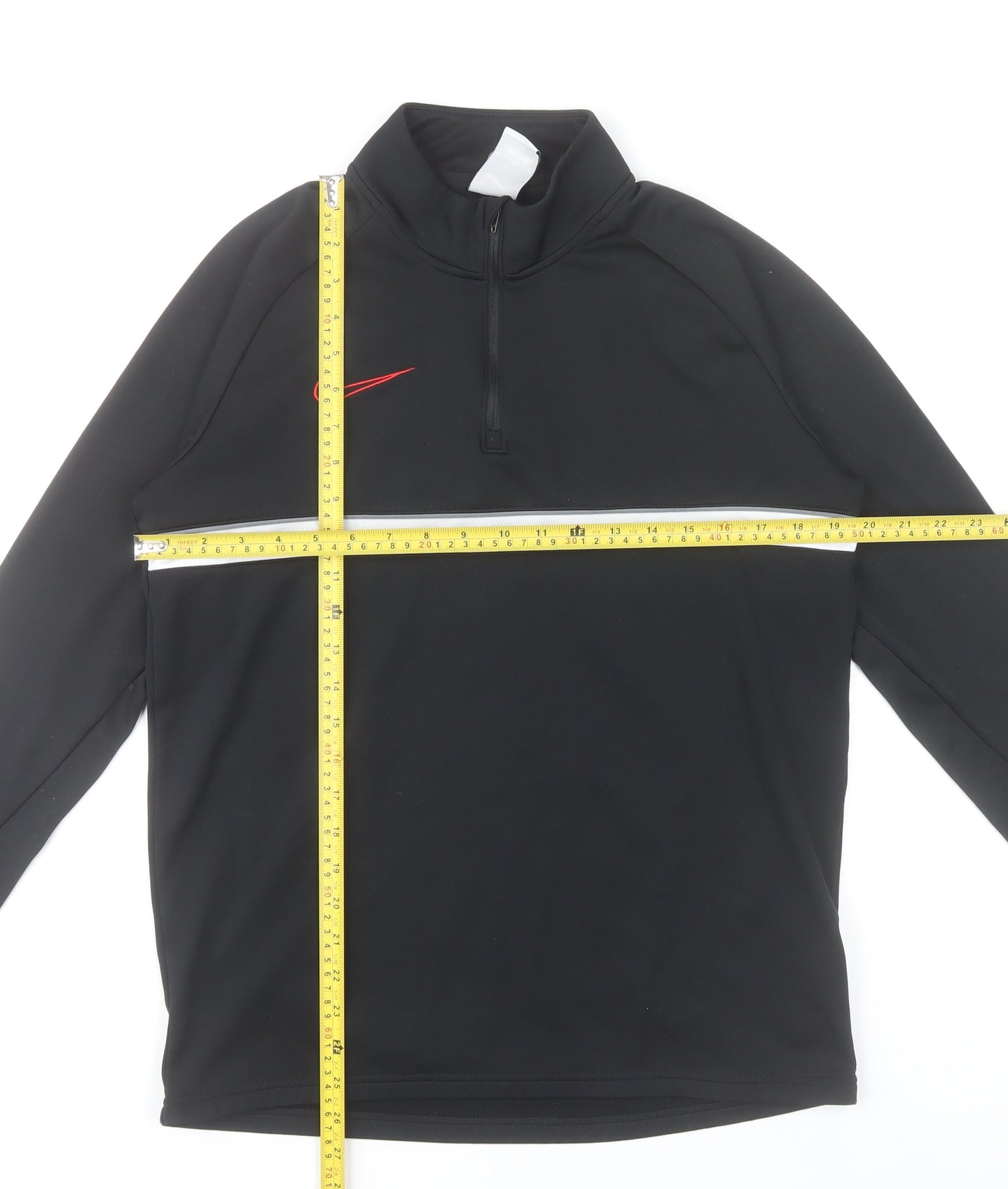 Nike Men’s Black Dri-FIT Long Sleeve 1/4 Zip Training Top M