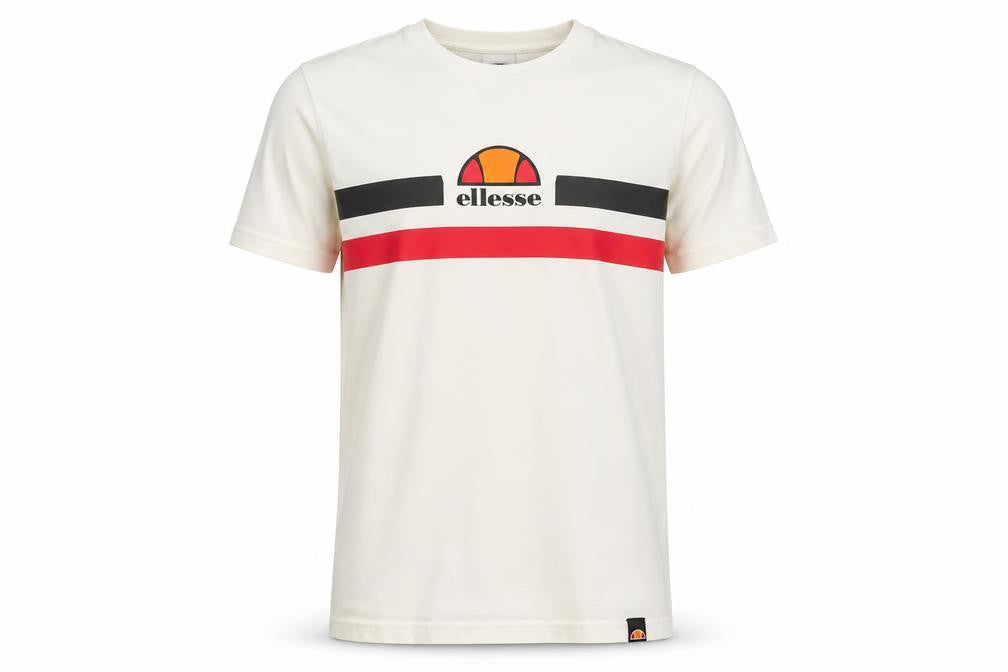 Mens UK Size XS ellesse White  Cotton T-Shirt