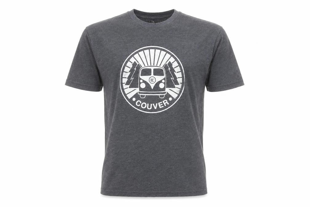 Ole Originals Men's Grey Small Graphic Print Retro T-Shirt