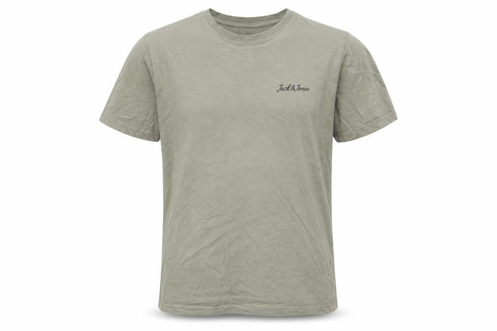Mens UK Size S JACK & JONES Green  Cotton T-Shirt