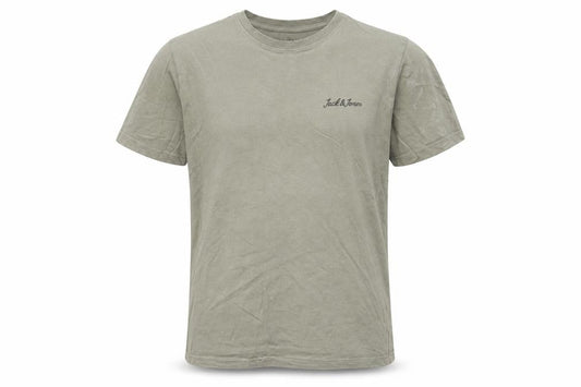 Mens UK Size S JACK & JONES Green  Cotton T-Shirt