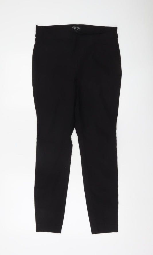 RW&CO Womens Black Slim Ankle Leggings Size L Workwear Casual