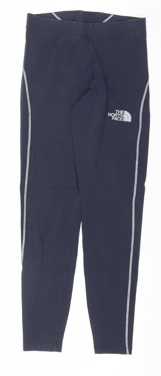 The North Face Womens Blue XS Slim Fit Reflective Leggings