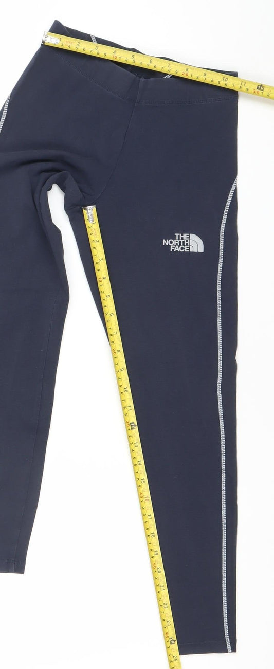 The North Face Womens Blue XS Slim Fit Reflective Leggings