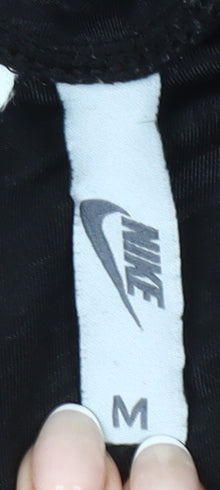 Nike Womens Black M Slim Fit Stretch Leggings Activewear