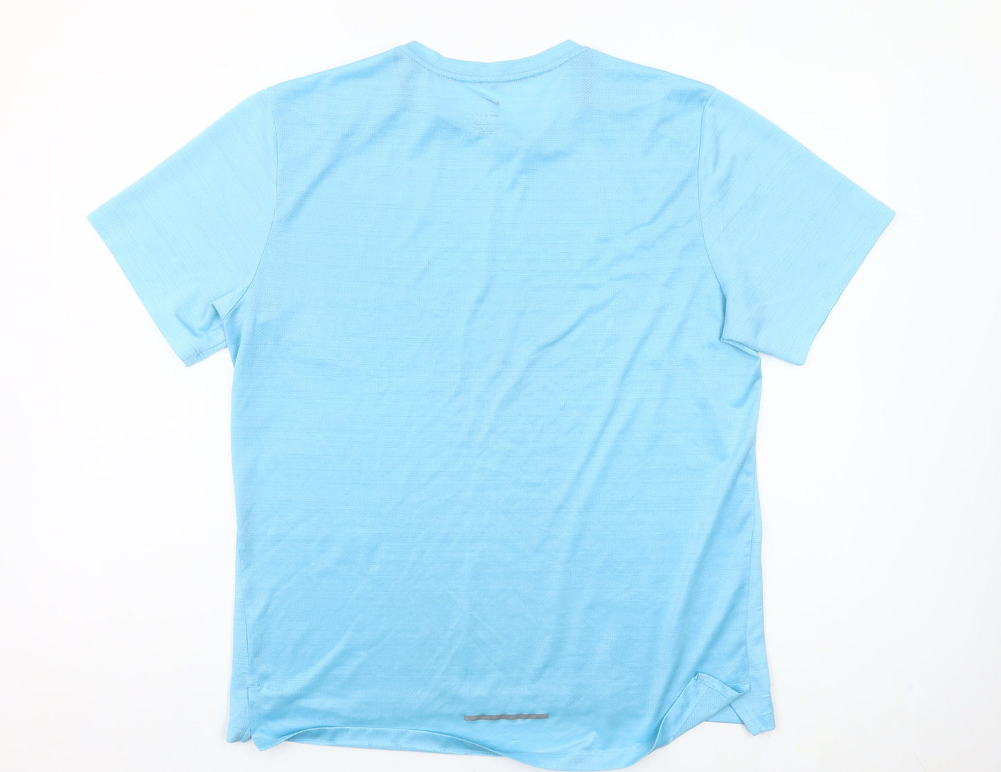 Nike Men's Blue Dri-Fit Running Sports T-Shirt Size L