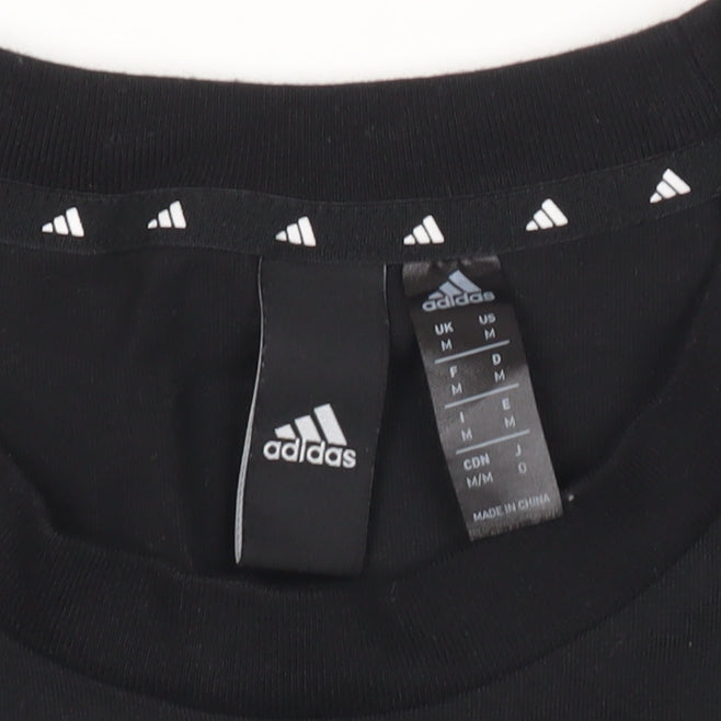 Adidas Men’s Black Medium Graphic Logo Sports T-Shirt