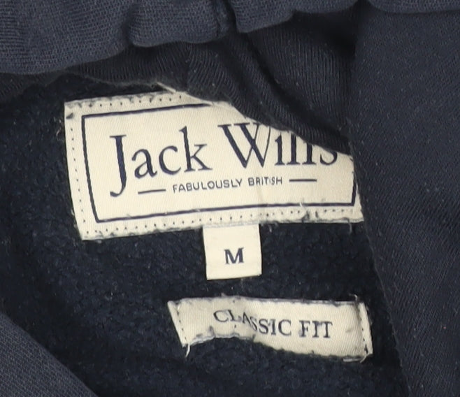 Jack Wills Men’s Blue M Classic Fit Pullover Hoodie