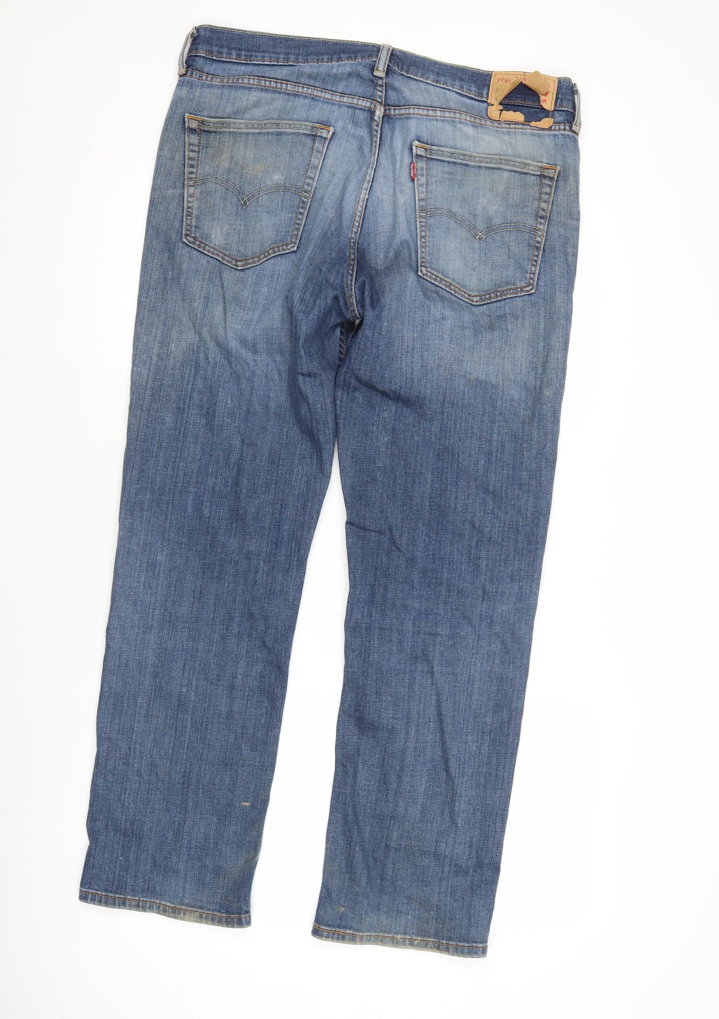 Levi's Men's Blue Straight Leg Jeans W36 L30 Regular Fit Denim