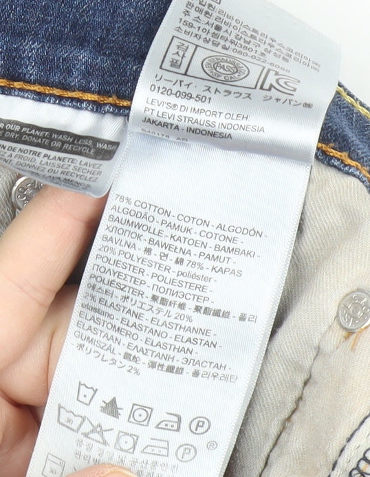 Levi's Men's Blue Straight Leg Jeans W36 L30 Regular Fit Denim