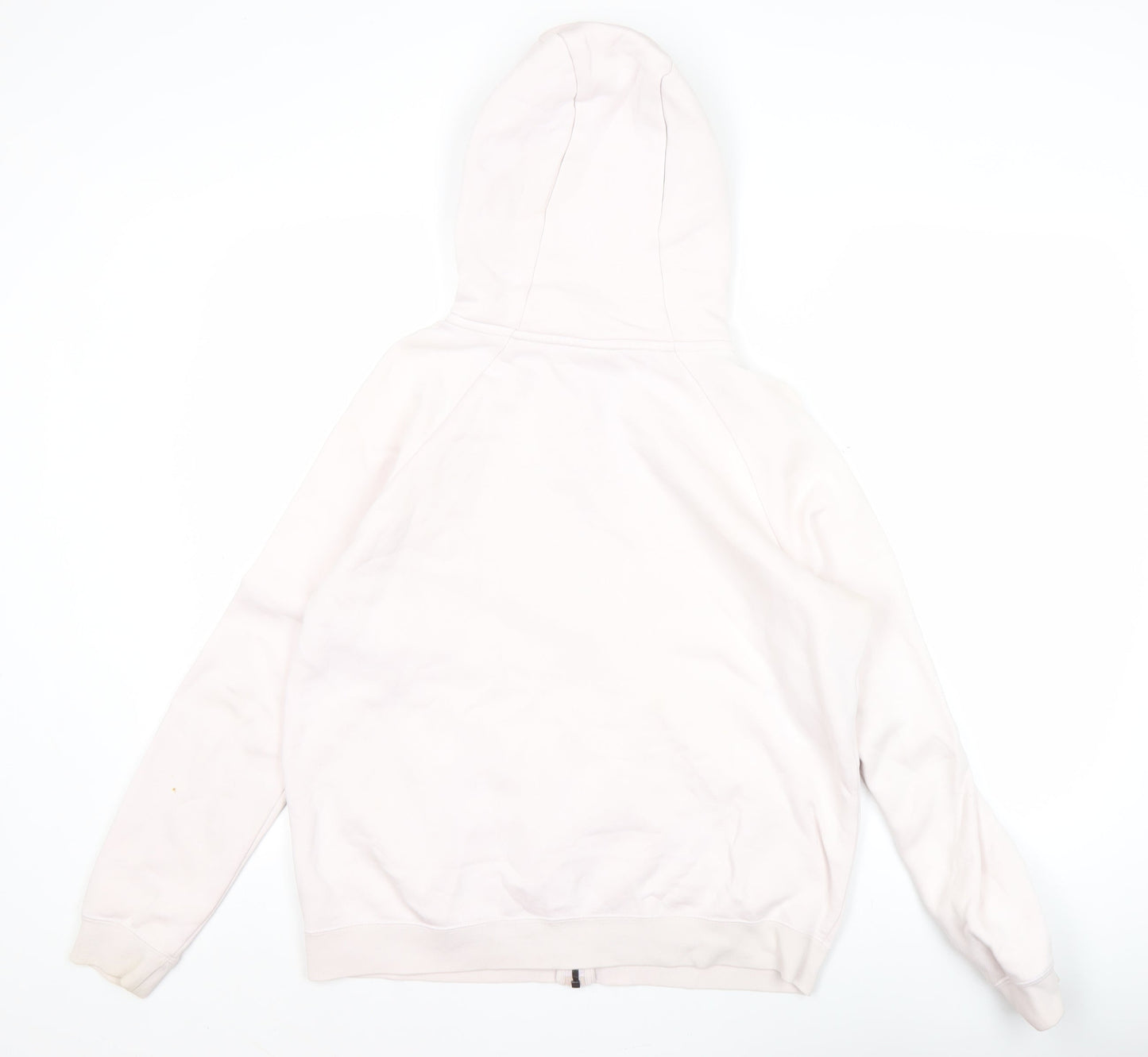 Nike Womens Ivory Full Zip Hoodie Size M Logo Casual Sportswear