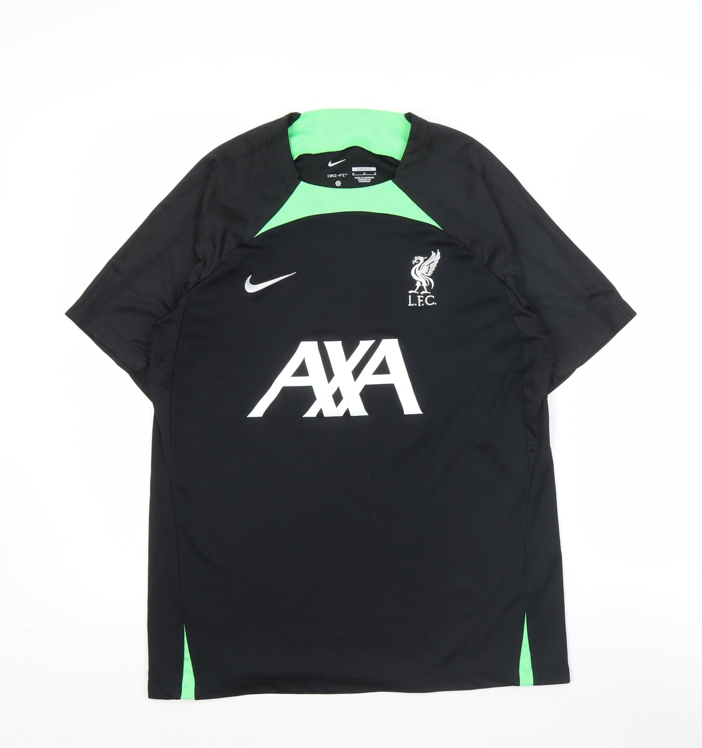 Nike Liverpool FC Men Black M Slim Fit Football Training Jersey