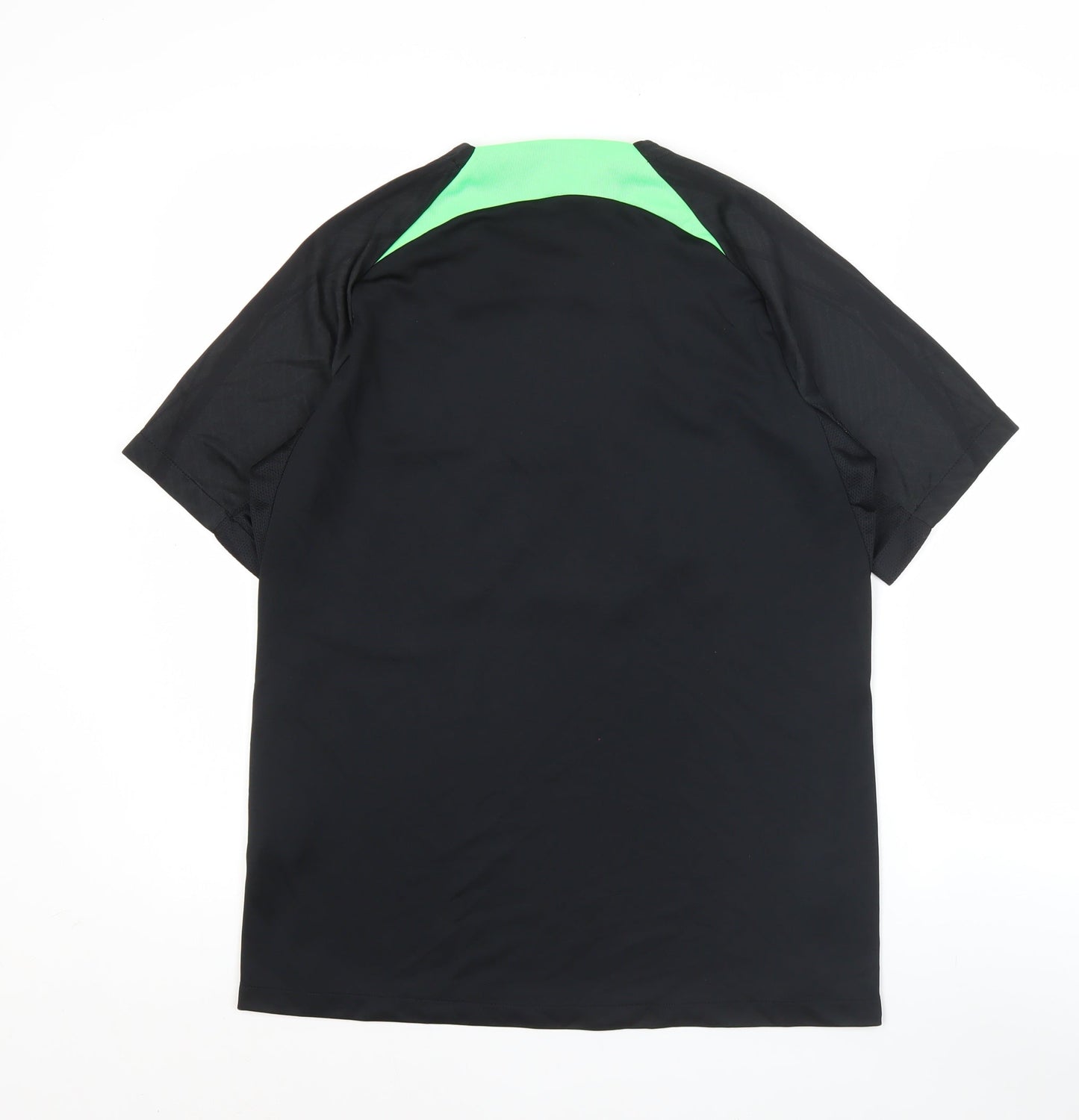 Nike Liverpool FC Men Black M Slim Fit Football Training Jersey