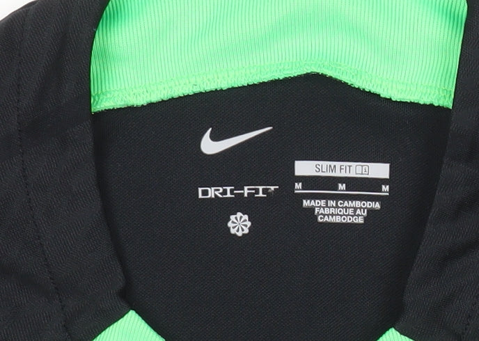 Nike Liverpool FC Men Black M Slim Fit Football Training Jersey