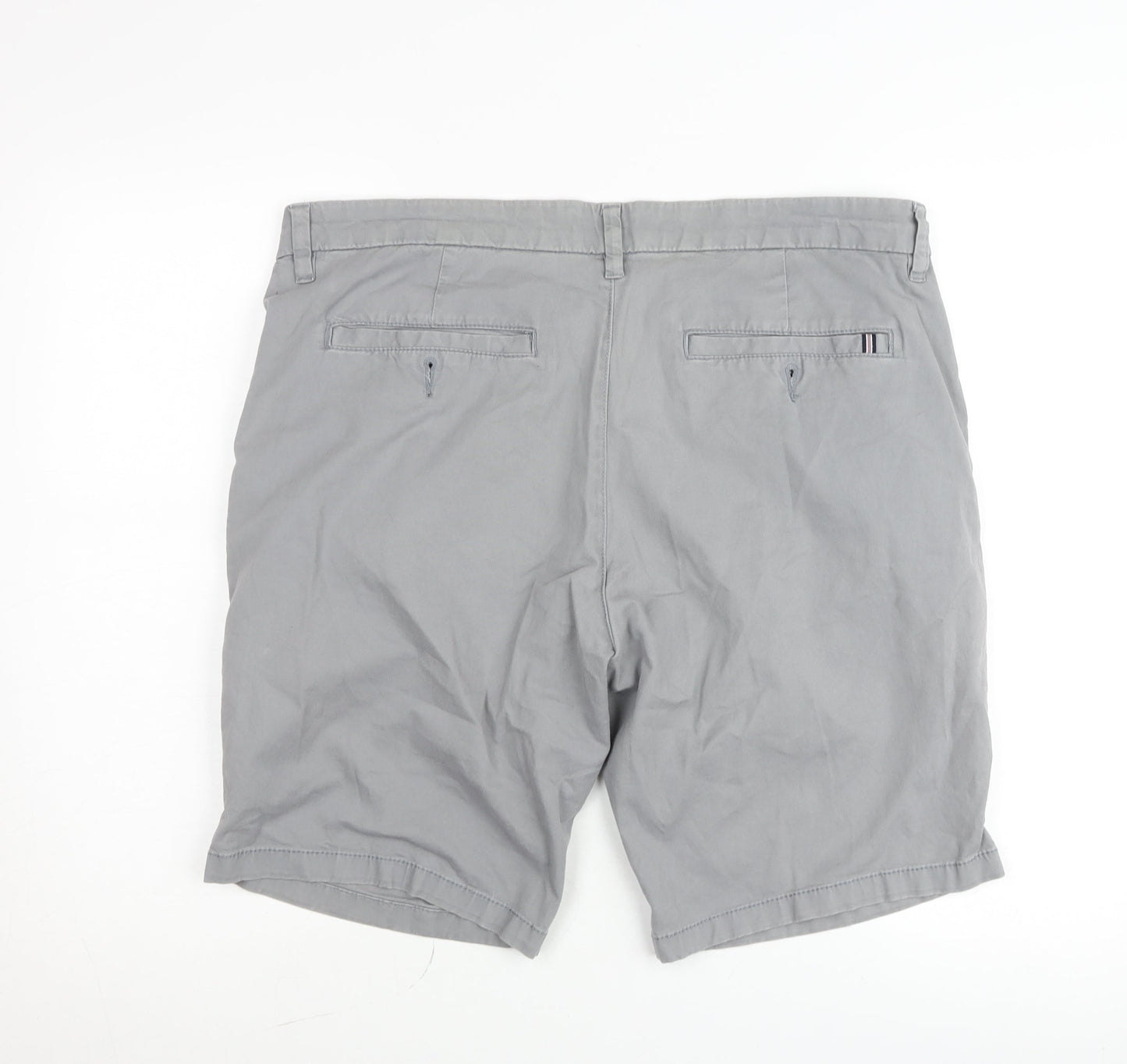 F&F Men's Grey Chino Shorts Size 30 Regular Fit Summer Casual