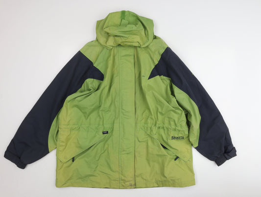Regatta Men’s Green Waterproof Hiking Jacket Size L Outdoor Rain Coat