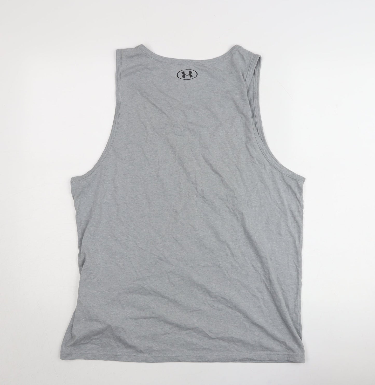 Under Armour Men’s Grey XL Sleeveless Sports T-Shirt Gym Top