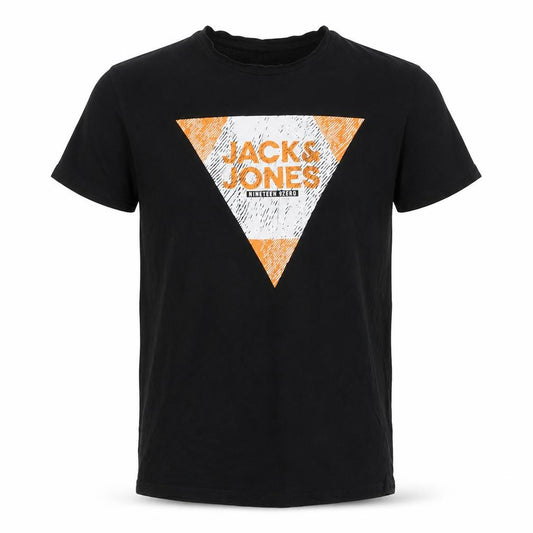Mens UK Size M JACK & JONES Black  Cotton T-Shirt
